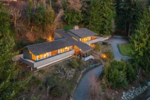 Innis Arden home on hillside ralph sampson architect